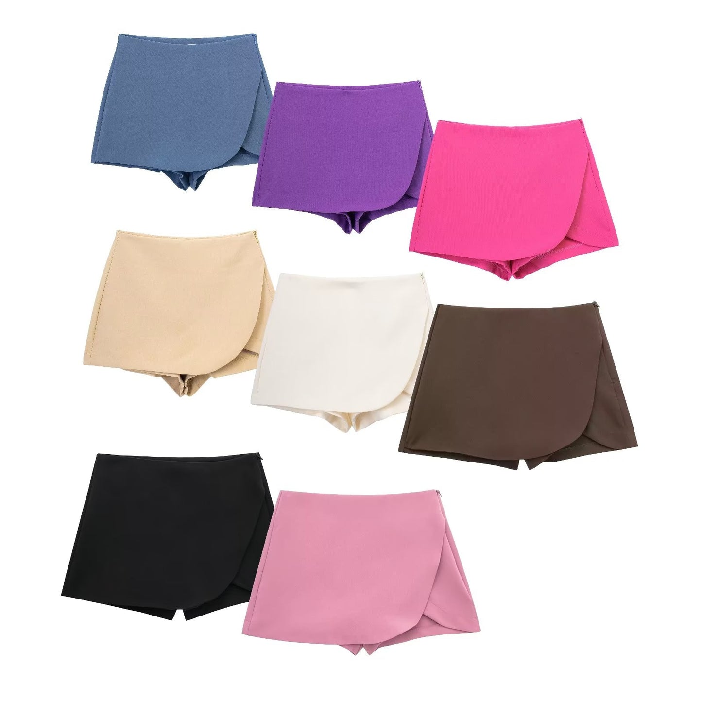 Women's clothing French niche fashion casual high waist skort