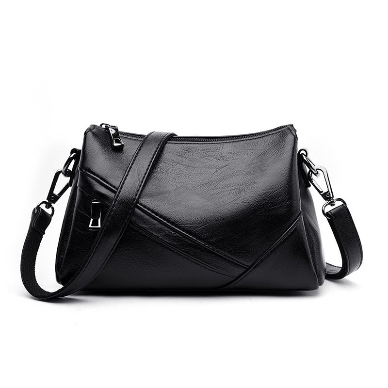 Three-layer Pocket Large-capacity Bag All-match Fashionable Diagonal Bag