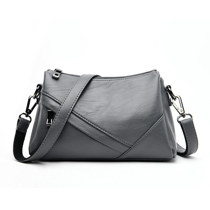 Three-layer Pocket Large-capacity Bag All-match Fashionable Diagonal Bag