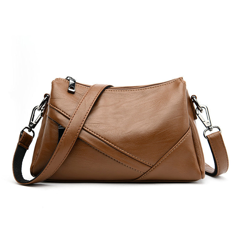 Three-layer Pocket Large-capacity Bag All-match Fashionable Diagonal Bag