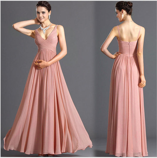 Chiffon dress bridesmaid dress